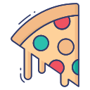 porción de pizza icon