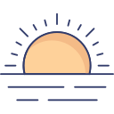 puesta de sol icon