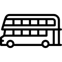 autobús de dos pisos icon