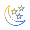 luna y estrellas icon