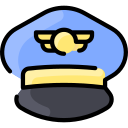 sombrero de piloto icon