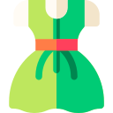 falda acampanada icon