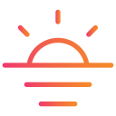 puesta de sol icon