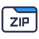 documento zip icon