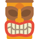 máscara tiki