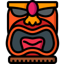 máscara tiki 