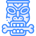 máscara tiki 