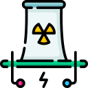 energía nuclear icon