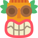 máscara tiki 