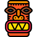 máscara tiki 