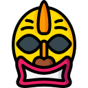 máscara tiki 
