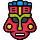 máscara tiki 