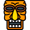 máscara tiki 
