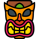 máscara tiki