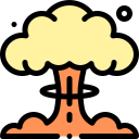 explosión nuclear icon