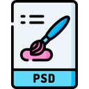 archivo psd icon