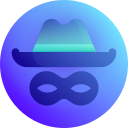 sombrero negro icon