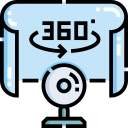 cámara 360 icon