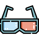 gafas 3d icon