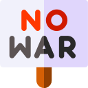 pas de guerre Icône