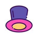 sombrero de mago icon