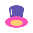 sombrero de mago icon