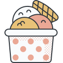 taza de helado icon