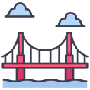 puente de puerta de oro icon