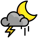 lluvia nocturna icon