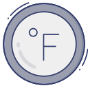 grados fahrenheit icon