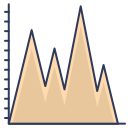 gráfico de líneas icon