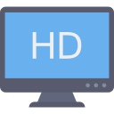 pantalla hd icon