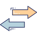 transferencia de datos icon