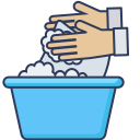Washing clothes 
