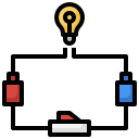 circuito eléctrico icon