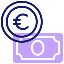 moneda euro icon