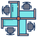 cubículo icon