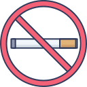 nessun fumo di sigaretta icona
