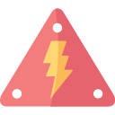 hoog voltage icoon