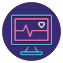 monitor de ecg icon