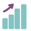 gráfico de crecimiento icon