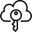 Cloud computing icon