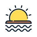 puesta de sol icon