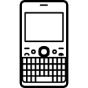 modelo de teléfono móvil popular nokia asha 210 con muchos botones 