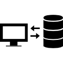 símbolo de interfaz de intercambio de datos 