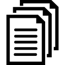 símbolo de documentos icon