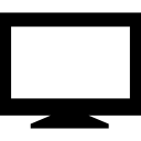 pantalla de un monitor en blanco 