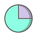 gráfico circular icon