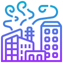 la contaminación del aire 