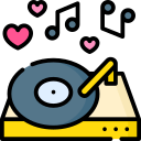 musica romantica icon